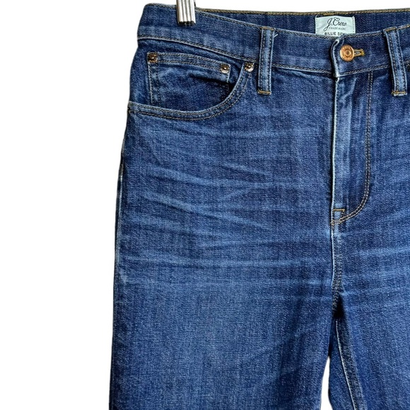 J. Crew Billie Demi Boot Crop Jeans High Rise Boot Leg Short Unsewn Raw Hem 28 - Picture 6 of 16